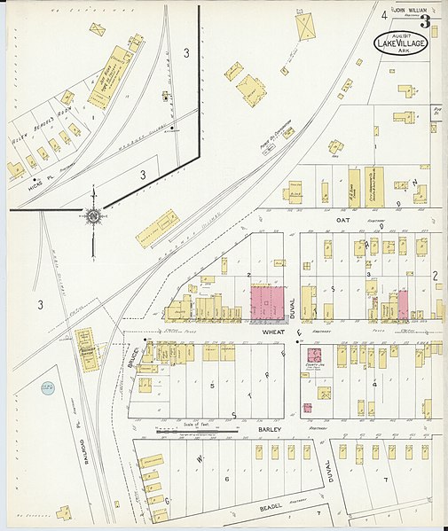 File:Sanborn Fire Insurance Map from Lake Village, Chicot County, Arkansas. LOC sanborn00278 003-3.jpg