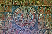 Buddhist frescos in Saspol caves / Ladakh, India