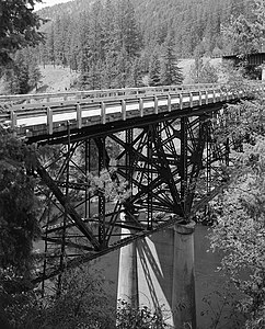 Puente Escénico cerca de Tarkio, Montana (1928)