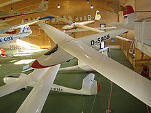 Scheibe Zugvogel III in the Deutsches Segelflugmuseum. Scheibe Zugvogel III.jpg