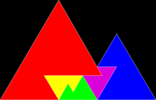 A pentagonal rep-tile discovered by Karl Scherer Scherer double-pyramid.gif