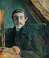 Paul Gauguin: Portrait de l’Artiste devant le chevalet. Kopenhagen, 1884–85 Kimbell Art Museum, Fort Worth