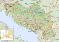 Mapa Jugoslavije