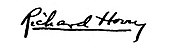 signature de Richard Hovey