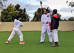 Silat training in Santa Clara, California. Silat Training Santa Clara California.jpg