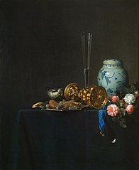 Still Life with a Golden Goblet and Roses