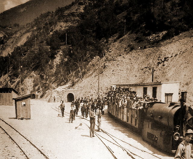 Construction of the Simplon tunnel