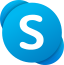 Skype logo as a symbol