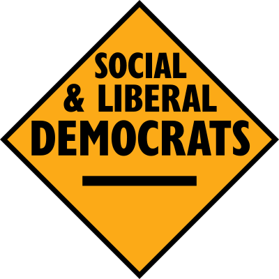 The initial logo used by the Social and Liberal Democrats after their 1988 foundation