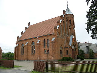 Sośno Village in Kuyavian-Pomeranian, Poland