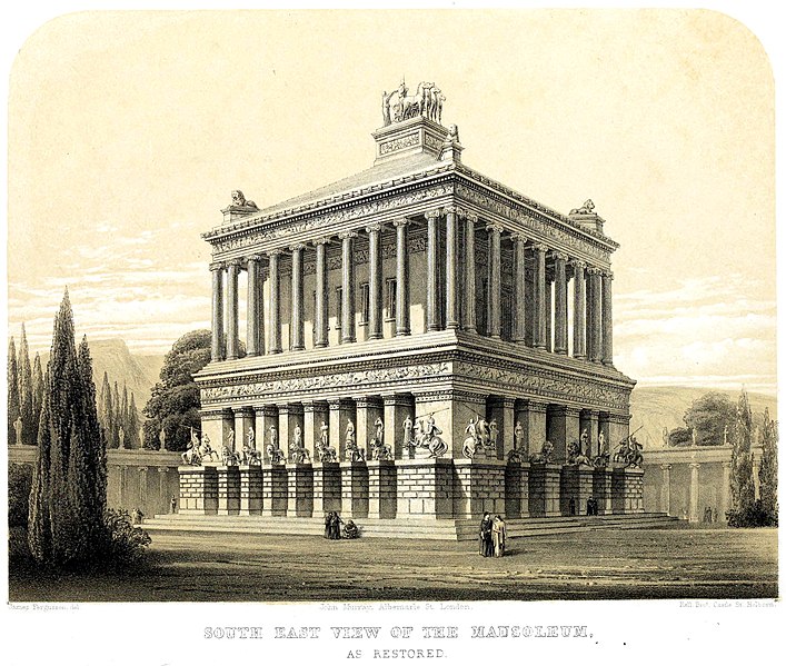Mausoleum at Halicarnassus, by James Fergusson