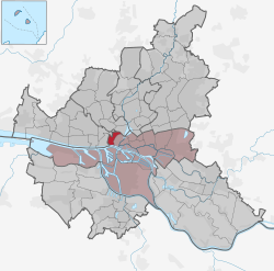 St. Pauli - Localizzazione