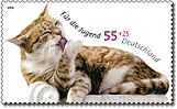 Stamp Germany 2004 MiNr2405 cleaning cat.jpg