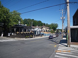 Sainte-Adèle City in Quebec, Canada