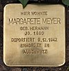 Stolperstein Bamberger Str 37 (Schön) Margarete Meyer.jpg