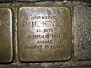 Stolperstein Emilie Heinrich, 1, Börneplatz 1, city center, Frankfurt am Main.jpg