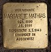 Stolperstein Pariser Str 6 (Wilmd) Margarete Mathias.jpg