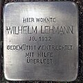 Stolperstein für Wilhelm Lehmann