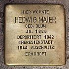 Stolpersteine Bodenheim Maier Hedwig.jpg