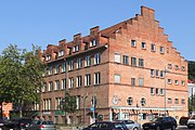 Stuttgart-Feuerbach, Stuttgarter Straße 15, Kantinen- und Bürogebäude der ehemaligen Lederfabrik Roser