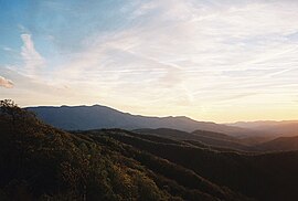 Celo Knob At Sunset