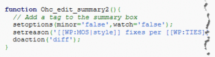 Highlighting the effect of missing delimiter (after watch='false) in JavaScript Syntax-highlighting-javascript.gif