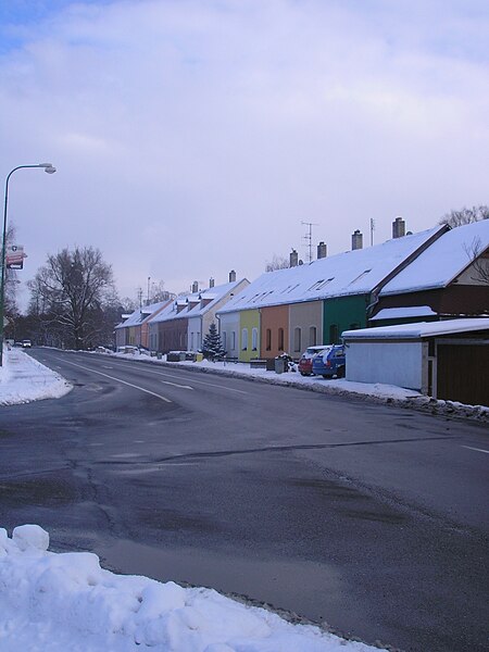 File:Třebíč Borovina oldest houses.jpg