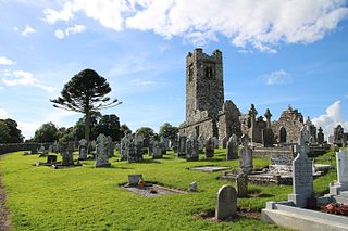 Slane Village in Leinster, Ireland