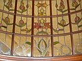 Art nouveau style stained glass