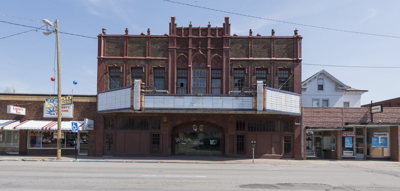 File:The abandoned Rose Garden (once Robinson Grand) Theater in Clarksburg, West Virginia LCCN2015631634.tif