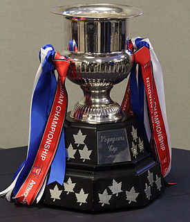 Voyageurs Cup National soccer trophy for Canada