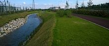 The Lura stream in the area of the former Alfa Romeo Arese Plant