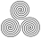 Triple spiral