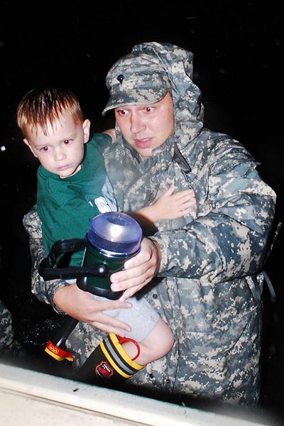 File:U.S. Soldiers with the 922nd Horizontal Engineer Company, 769th Engineer Battalion, Louisiana Army National Guard rescue residents during Hurricane Isaac in St. John the Baptist Parish, La., Aug. 29, 2012 120829-A-EO763-005.jpg