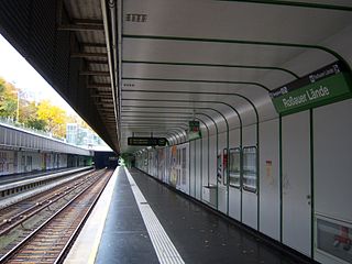 <span class="mw-page-title-main">Roßauer Lände station</span> Vienna U-Bahn station
