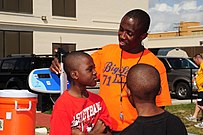 US Navy 110426-N-00332-114 Students measure the height and body weight of fourth and fifth grade students from Lindenwood Elementary School.jpg