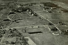 The University of Maryland campus as it appeared in 1938 before the dramatic expansion engineered by President Byrd Univ of Maryland campus 1938.jpg
