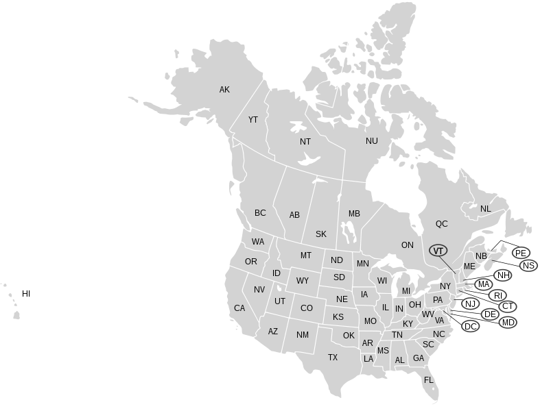 File:Usa and Canada with names natural.svg