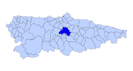 Kaart van Oviedo