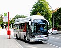 Verkehrsbetriebe Hamburg-Holstein (VHH)_bus 1449 van het type Rampini NBA 85 op lijn 48 te Hamburg-Blankenese.