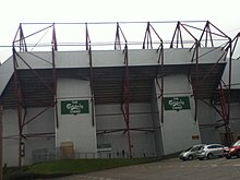 The Kop, formerly known as the Carlsberg stand Valley Parade Carlsberg Stand.JPG