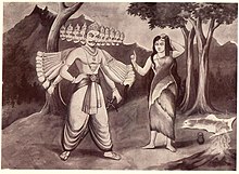 Vedavathi refuses Ravana.jpg