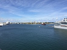 View from on board a cruise ship (Jan 2019)