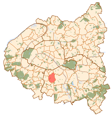 Villejuif map