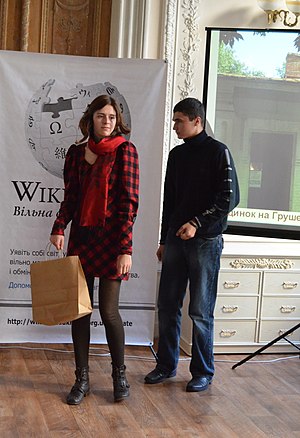 Крістіна Федорович на церемонії нагородження «ВЛП-2013», © Андрій Макуха, CC-BY-SA 3.0