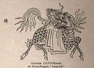 <i>Longma</i> Winged horse in Chinese mythology