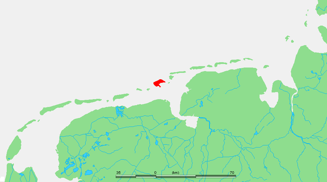 Läget för staden Borkum i Landkreis Leer