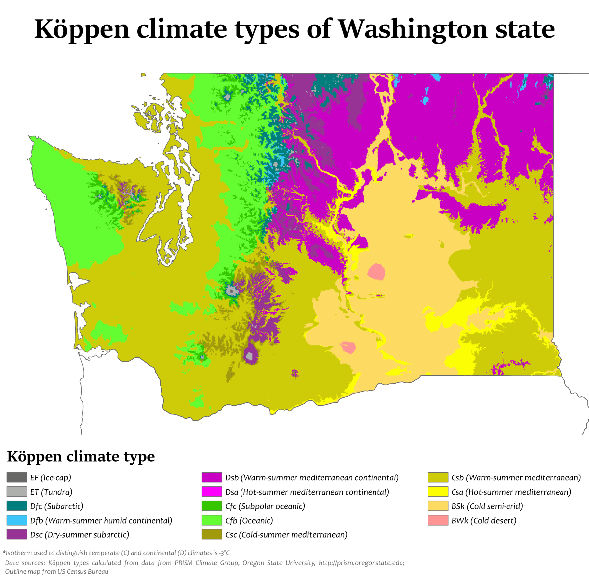 Washington State Climate Map File:Washington Köppen.svg   Wikimedia Commons