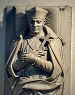 Hofbauer's tombstone in the Church of Maria am Gestade, Vienna, Austria