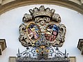 * Nomination Coat of arms relief on the portal of the count's castle in Wiesentheid --Ermell 07:40, 9 October 2021 (UTC) * Promotion  Support Good quality. --Aristeas 07:51, 9 October 2021 (UTC)